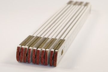 gefalteter Zollstock