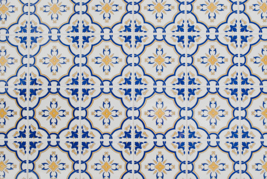 Portuguese glazed tiles