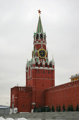 Savior Tower at the Red Square