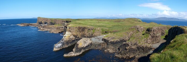 coastline panorama in Scotland