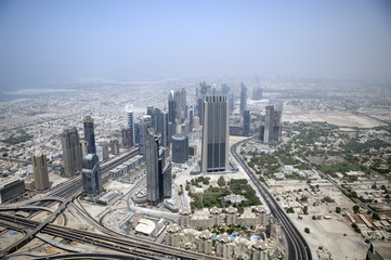 Naklejka na ściany i meble Dubai Skyline
