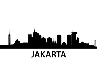 Fototapeta na wymiar Skyline Jakarta