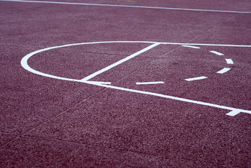 Fototapeta premium Basketball playground