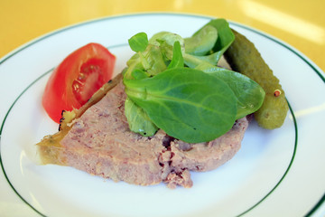 pâté en entrée