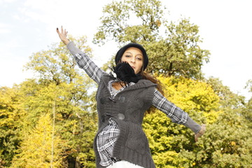 Wenn die Blätter fallen fühle ich mich wohl