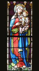 Fototapeta premium Virgin Mary with baby Jesus