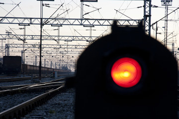 Train red light