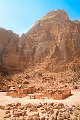 Nabatean temple near Rum village, Jordan