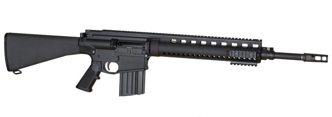 Isolated assault rifle
