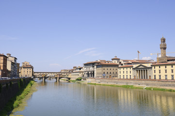Arno River and Ponte Vecchio - Florence, Italy