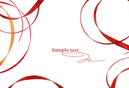 brown pattern of bands on a white background
