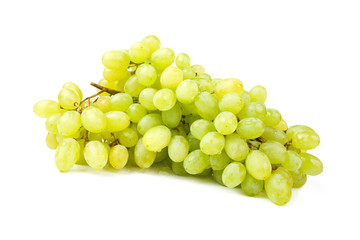 Bunch of white grapes.