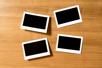 Designer concept - blank photo frames for your photos
