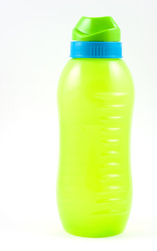 green water bottle