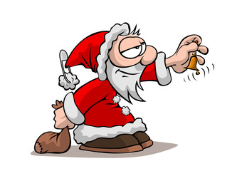 Der Weihnachtsmann l&auml;utet