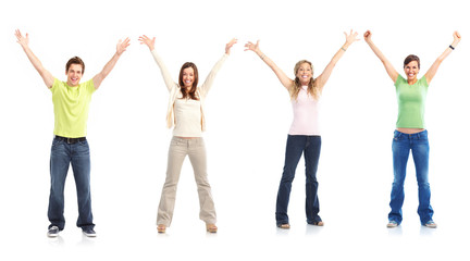 Obraz premium Happy people