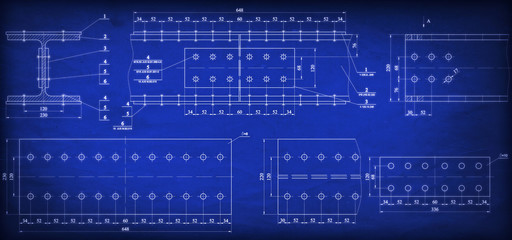Perfect Old Mechanical Sketch