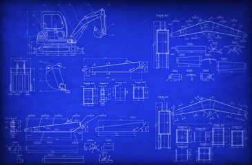 Perfect Old Mechanical Sketch