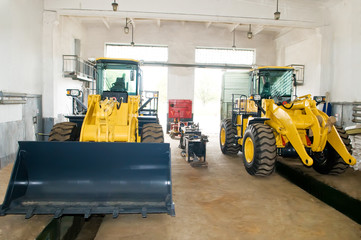 Construction machinery repair service works