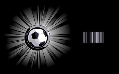 shining soccer ball
