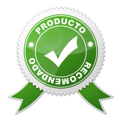 Sello PRODUCTO RECOMENDADO