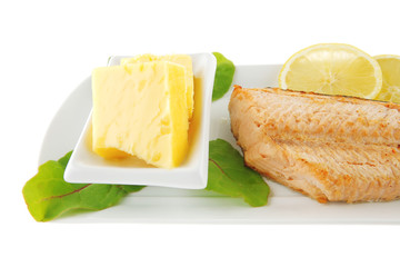 salmon steak