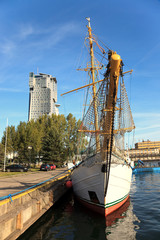 Obraz premium Port city of Gdynia