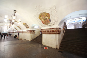 national architecture monument - metro station