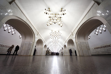 national architecture monument - metro station