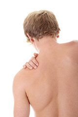 Naklejka premium Back pain concept
