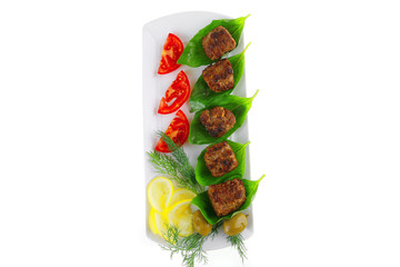 grilled french meat balls