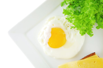 eggs and gold cheese