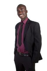 Young black businessman