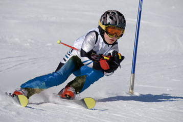 Skirennen Kinder