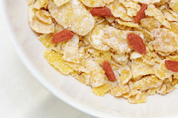 Goji con flakes