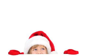 Cute little Santa helper