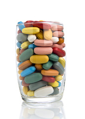 bicchierino di pastiglie