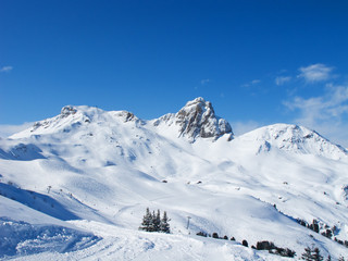 Obraz premium Winter in the alps