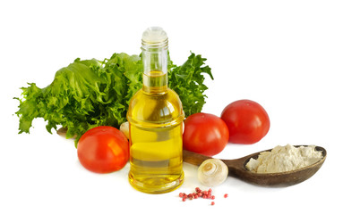 Olive oil and vegetables