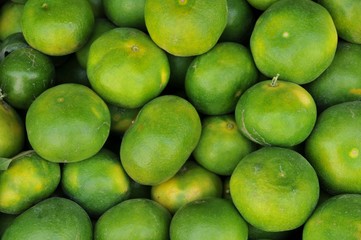 green mandarins