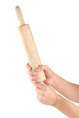 Rolling pin in a human arm