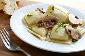 Mushroom Ravioli