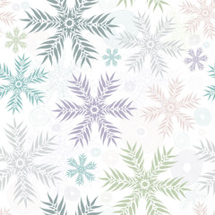 Pastel seamless gentle white pattern