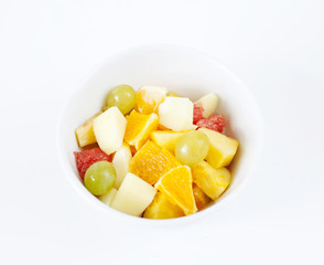 fruit salad in a bowl
