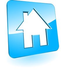 Fototapeta premium House icon on a board
