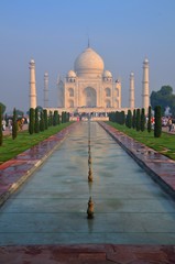 Taj Mahal at sunrise