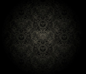 Black Wallpaper Pattern