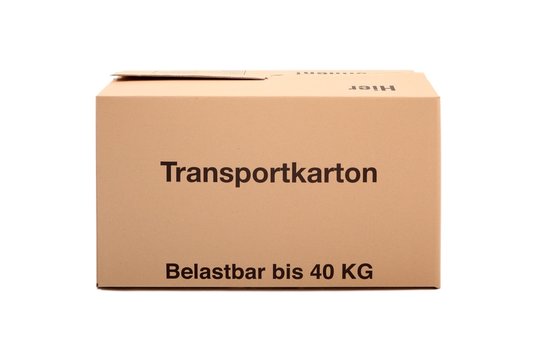 Umzugskarton (isoliert)