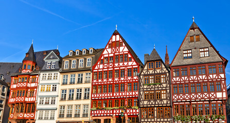 Fototapeta na wymiar Old traditional german buildings