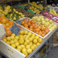 Fruitstall on market in Nice. Cote d'Azur. France